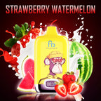 FUMOT RandM Tornado Digital Box - 12000 Puffs Disposable Vape Strawberry Watermelon-EUROVAPEPRO