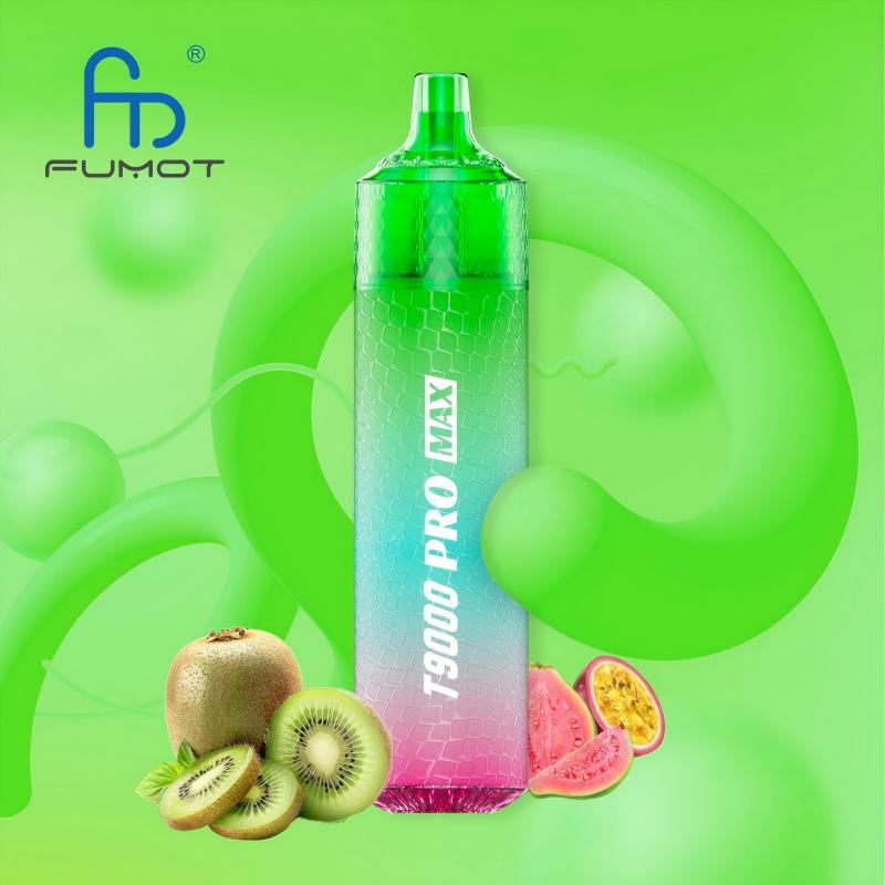 FUMOT T9000 Powered RandM 9000 Puffs Vape Kit Kiwi Passion Fruit Guava-EUROVAPEPRO