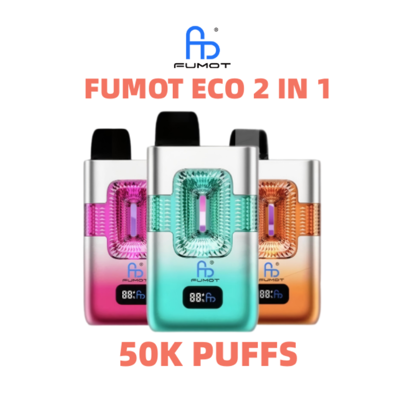 FUMOT Tornado ECO 2 In 1 50K 50000 Puffs Disposable Vapes/EUROVAPEPRO