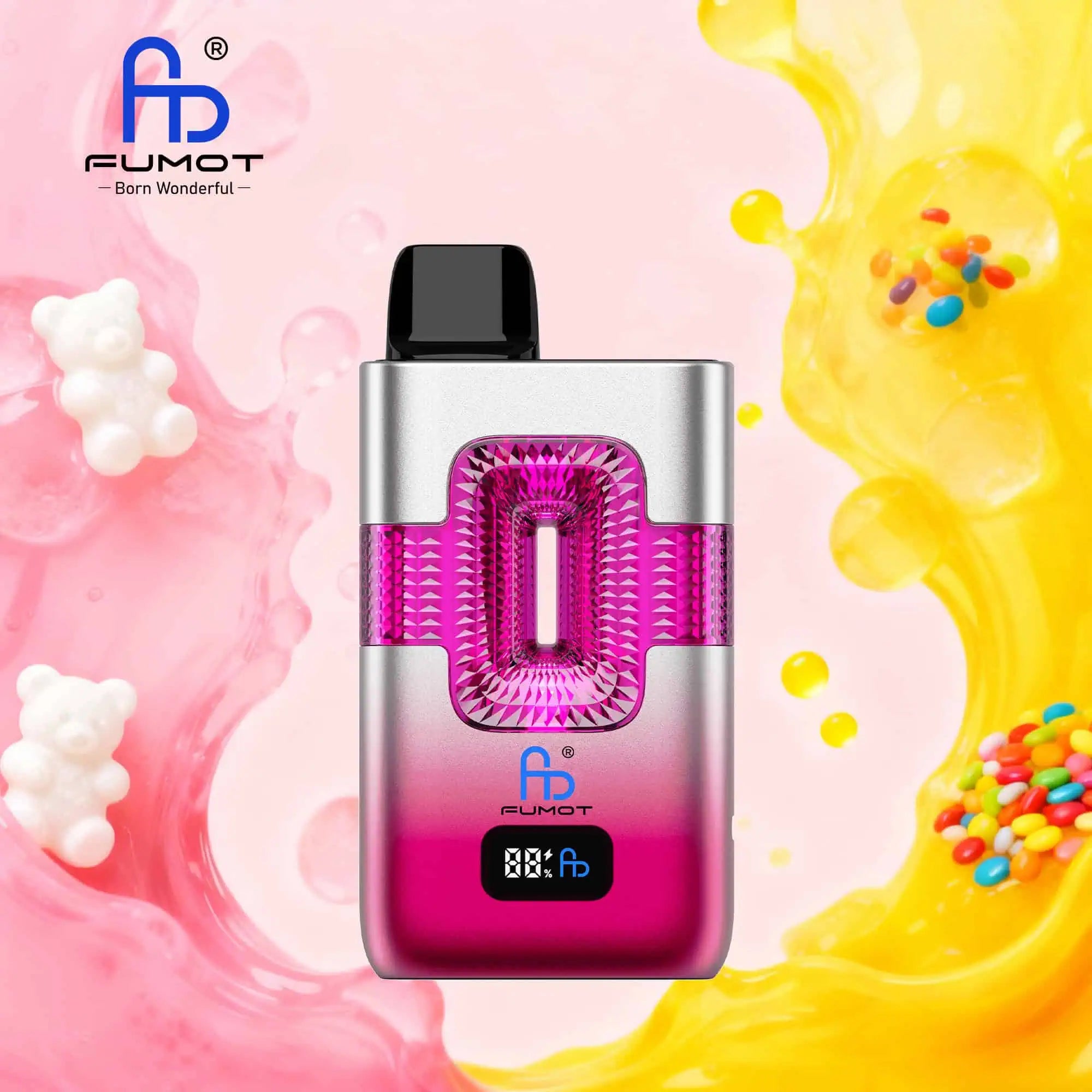 FUMOT Tornado ECO 2 In 1 50K 50000 Puffs Disposable Vapes Gummy Bear&Skittles-EUROVAPEPRO