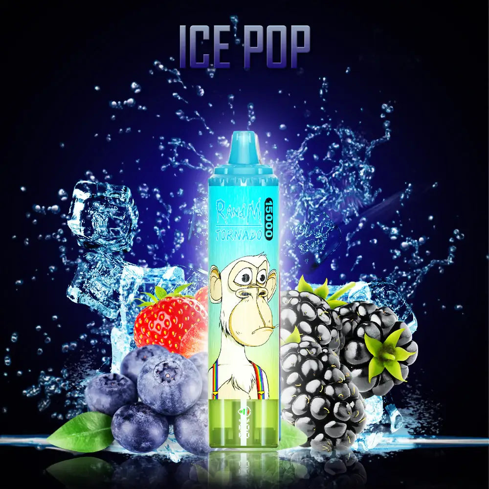 FUMOT Tornado RandM 15000 puffs Disposable Vape Ice Pop-EUROVAPEPRO