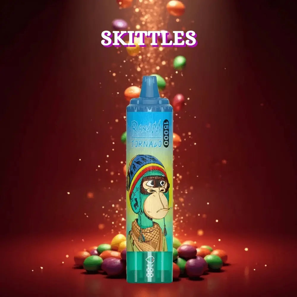 FUMOT Tornado RandM 15000 puffs Disposable Vape Skittles-EUROVAPEPRO