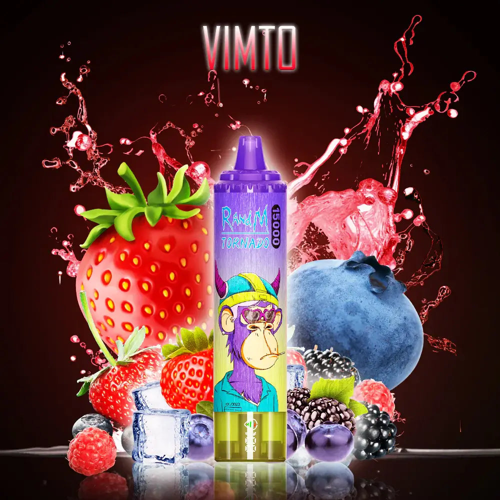 FUMOT Tornado RandM 15000 puffs Disposable Vape Vimto-EUROVAPEPRO