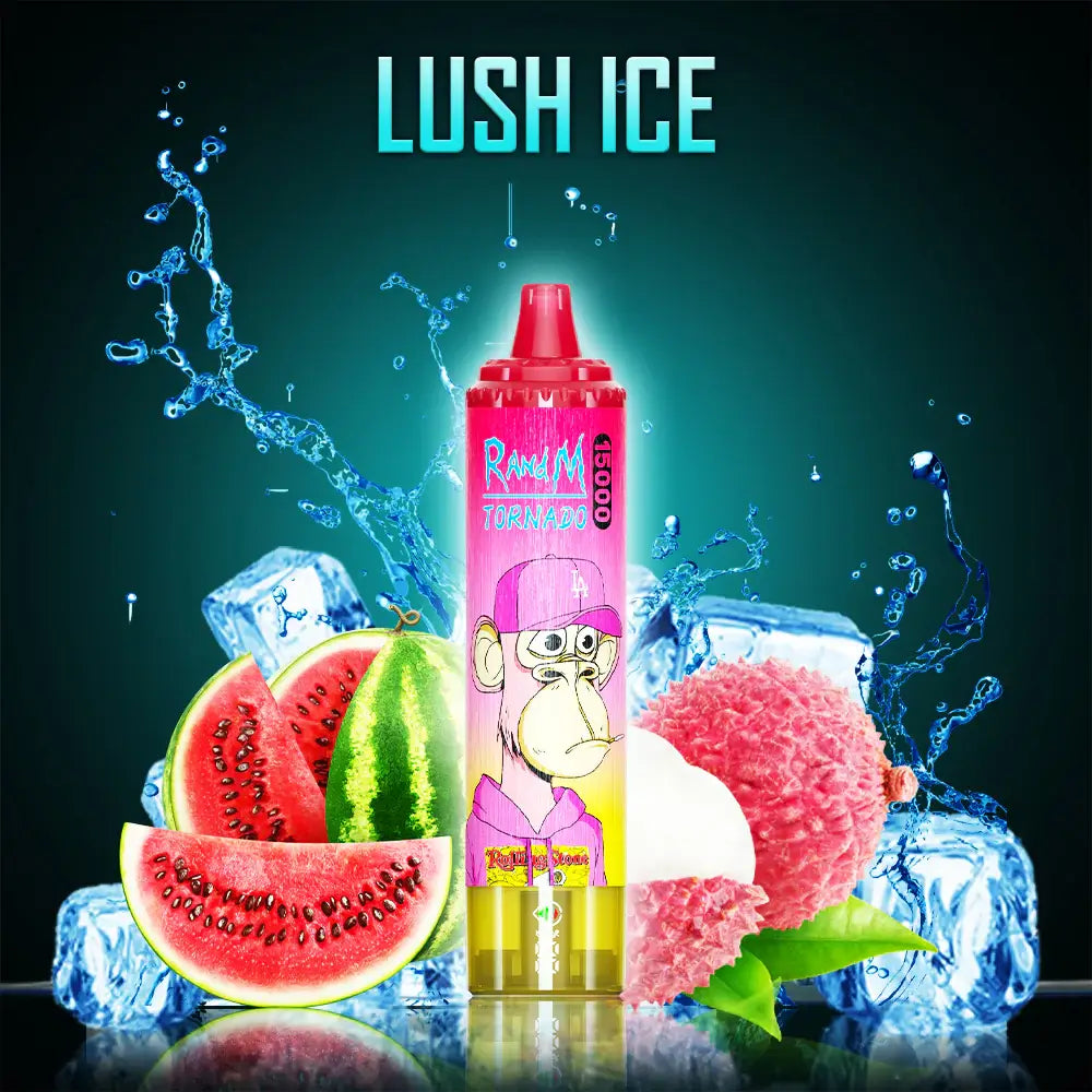 FUMOT Tornado RandM 15000 puffs Disposable Vape Lush Ice-EUROVAPEPRO