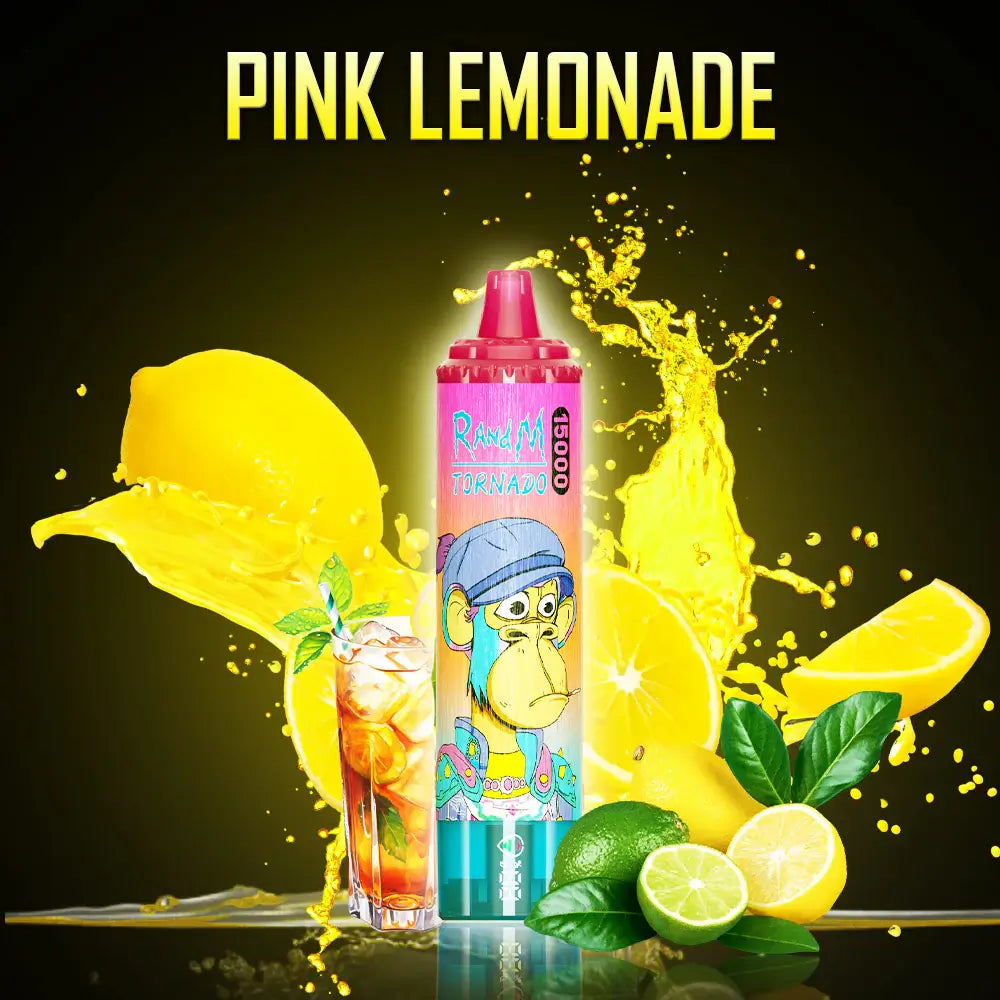 FUMOT Tornado RandM 15000 puffs Disposable Vape Pink Lemonade-EUROVAPEPRO
