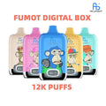 FUMOT Digital Box - 12000 Puffs Disposable Vape -EUROVAPEPRO