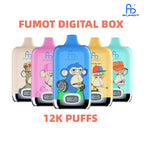 FUMOT Digital Box - 12000 Puffs Disposable Vape -EUROVAPEPRO