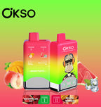OKSO Double Flavour 60000 60K Puffs Disposable Vape Watermelon Ice Peach Mango Eurovapepro