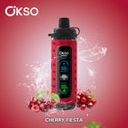 OKSO Shisha Max 40000 40K Puffs Disposable Vape Cherry Fiesta EuroVapePro