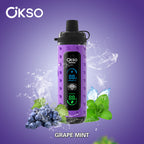 OKSO Shisha Max 40000 40K Puffs Disposable Vape Grape Mint EuroVapePro