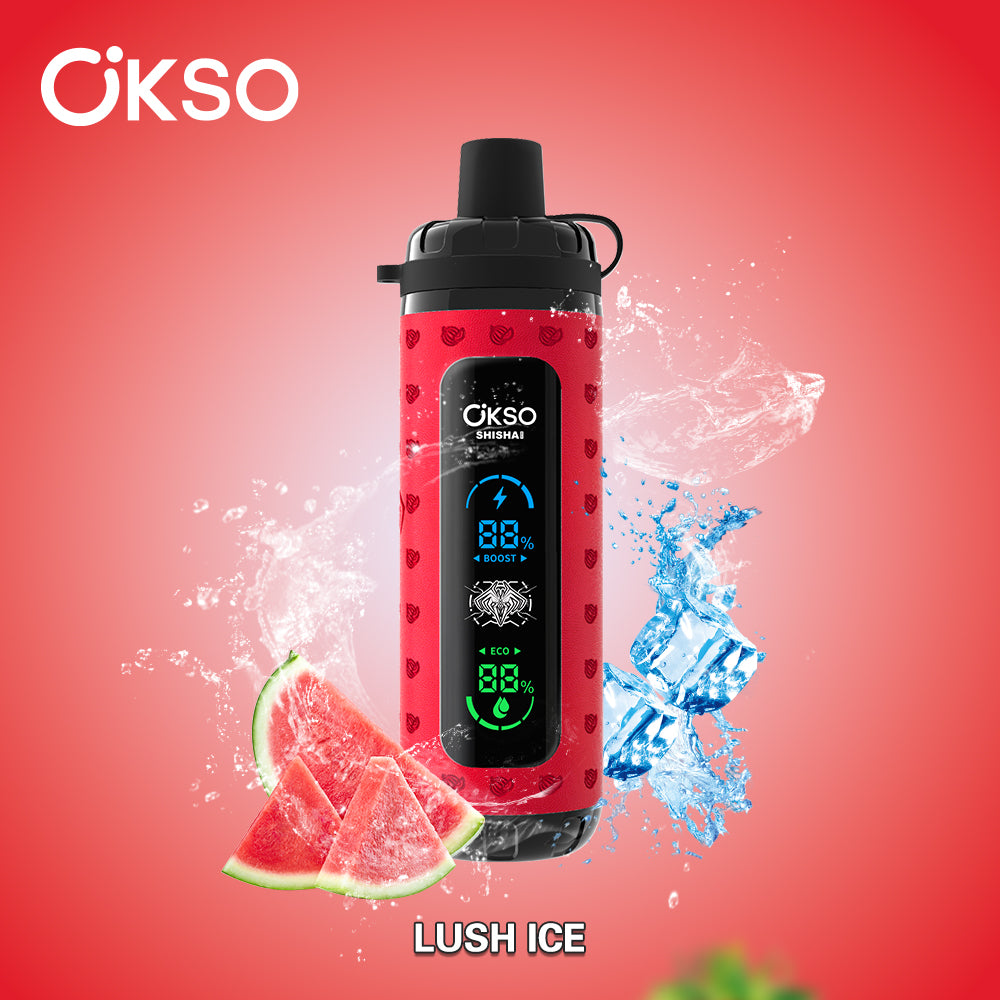 OKSO Shisha Max 40000 40K Puffs Disposable Vape Lush Ice EuroVapePro