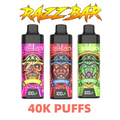 RAZZ BAR 40000 Puffs with LED Screen Rechargeable Disposable Vape/eurovapepro