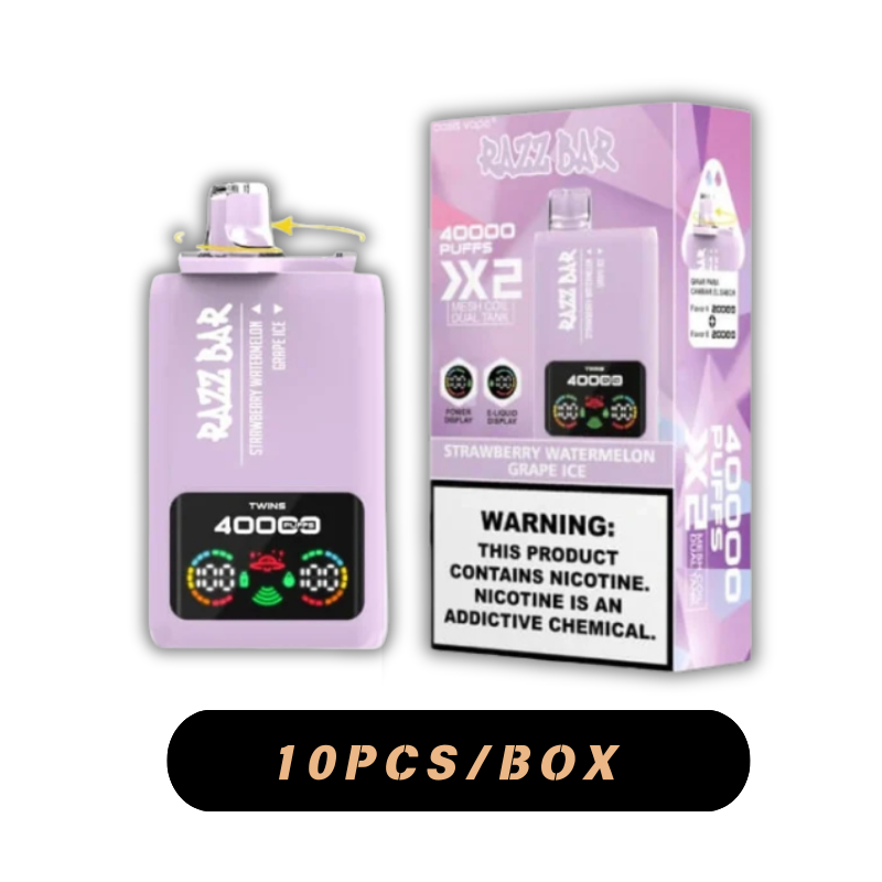 Razz Bar 40000 Puffs 2 Flavors In 1 Disposable Vape-EUROVAPEPRO