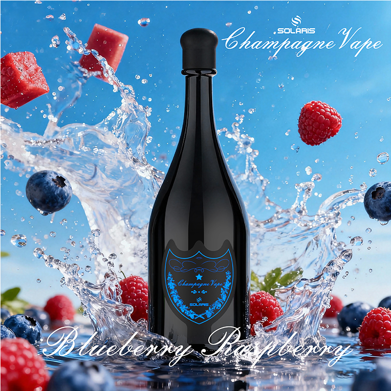 TEQUILA/HUMO AZUL Champagne 2% Nic 30000 Puffs Blueberry Raspberry /Eurovapepro