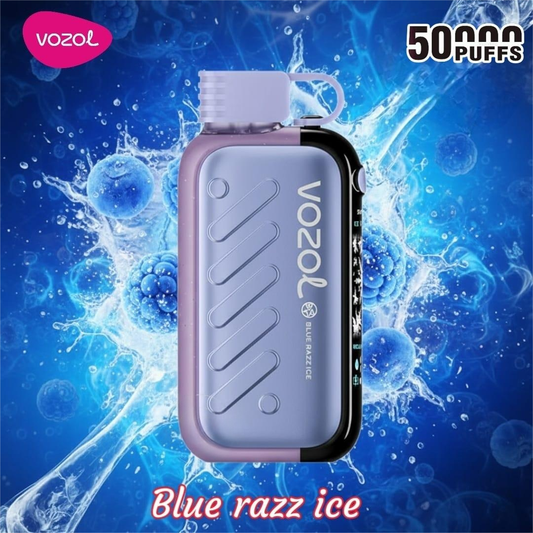 VOZOL Gear Ice&sweet 50000 Puffs Disposable Vape Blue Razz Ice-Eurovapepro