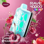 VOZOL RAVE 40000 Puffs Disposable Vape Cherry Strawberry Instock EU Warehouse /EUROVAPEPRO
