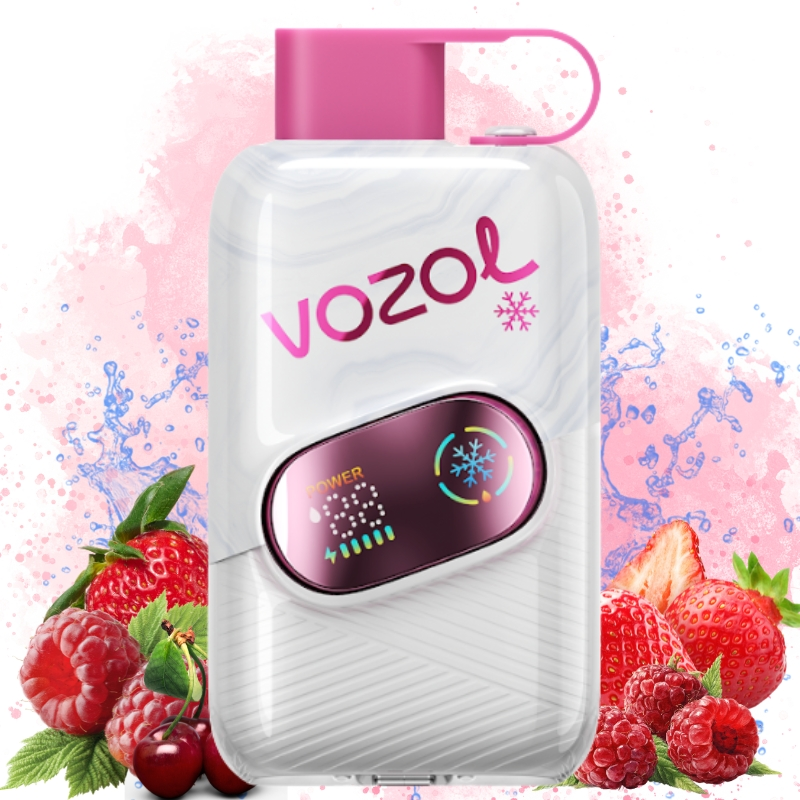 VOZOL Star Click 50000 Puffs Strawberry Raspberry Cherry-EUROVAPEPRO