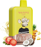 WASPE Fihp 40K Puffs 2 In 1 Strawberry Banana&Pineapple Coconut Ice Disposable Vape Dual Flavors Vape