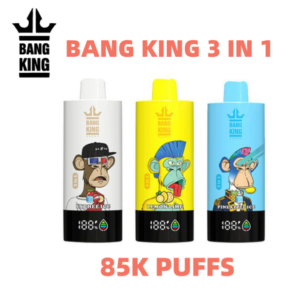 BANG King Triple 85000 Puffs 3 In 1 Disposable Vape