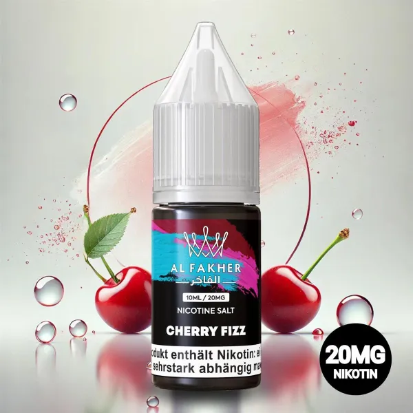 AL Fakher E-liquid 10ml 20mg Nicotine Salt-cherry fizzy/eurovapepro