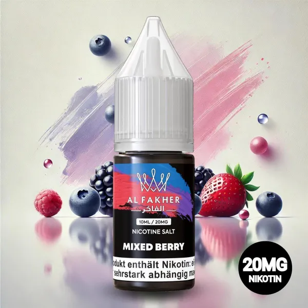 AL Fakher E-liquid 10ml 20mg Nicotine Salt-mixed berry/eurovapepro