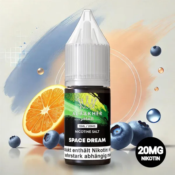 AL Fakher E-liquid 10ml 20mg Nicotine Salt-space dream/eurovapepro