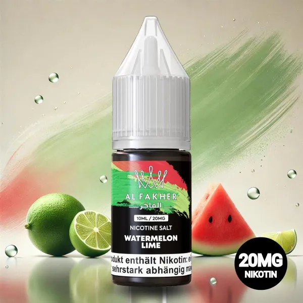 AL Fakher E-liquid 10ml 20mg Nicotine Salt-watermelon lime/eurovapepro