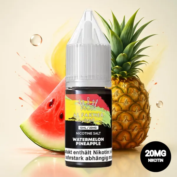 AL Fakher E-liquid 10ml 20mg Nicotine Salt-watermelom pineapple/eurovapepro