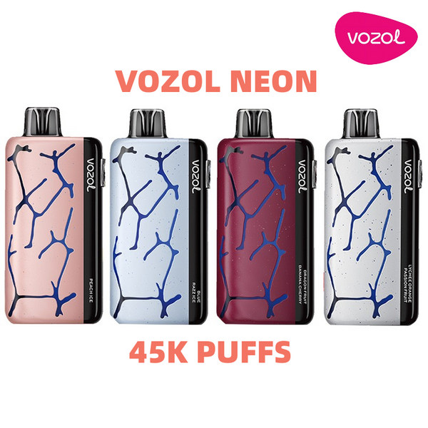 VOZOL Neon 45000 Puffs Rechargeable Disposable Vape 5% Nic Instock EU Warehouse