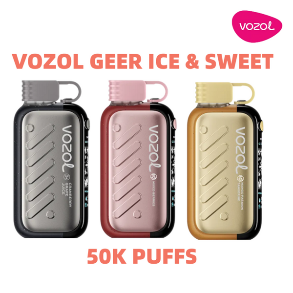 VOZOL Gear Ice&sweet 50000 Puffs Disposable Vape 5% Nic Instock EU Warehouse