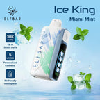 ELF BAR Ice King -  30000 puffs Disposable Vape Miami Mint-EUROVAPEPRO