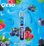 OKSO Crystal Bar 800 Disposable Vape Blue Razz Ice-EUROVAPEPRO