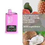 Razz Bar 40000 Puffs – Dual-Flavor Vape Kit Kiwi Passion Fruit Guava &Pineapple Coconut 2 In 1 Disposable Vape/eurovapepro