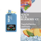 Razz Bar 40000 Puffs – Dual-Flavor Vape Kit  Peach ice & blueberry ice 2 In 1 Disposable Vape/eurovapepro