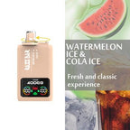 Razz Bar 40000 Puffs – Dual-Flavor Vape Kit  Watermelon Ice& Cola Ice 2 In 1 Disposable Vape/eurovapepro