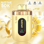 RAZZ Bar Smart LED Screen 50000 Puffs banana Disposable Vape Instock EU Warehouse/eurovapepro