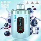 RAZZ Bar Smart LED Screen 50000 Puffs blueberry ice Disposable Vape Instock EU Warehouse/eurovapepro
