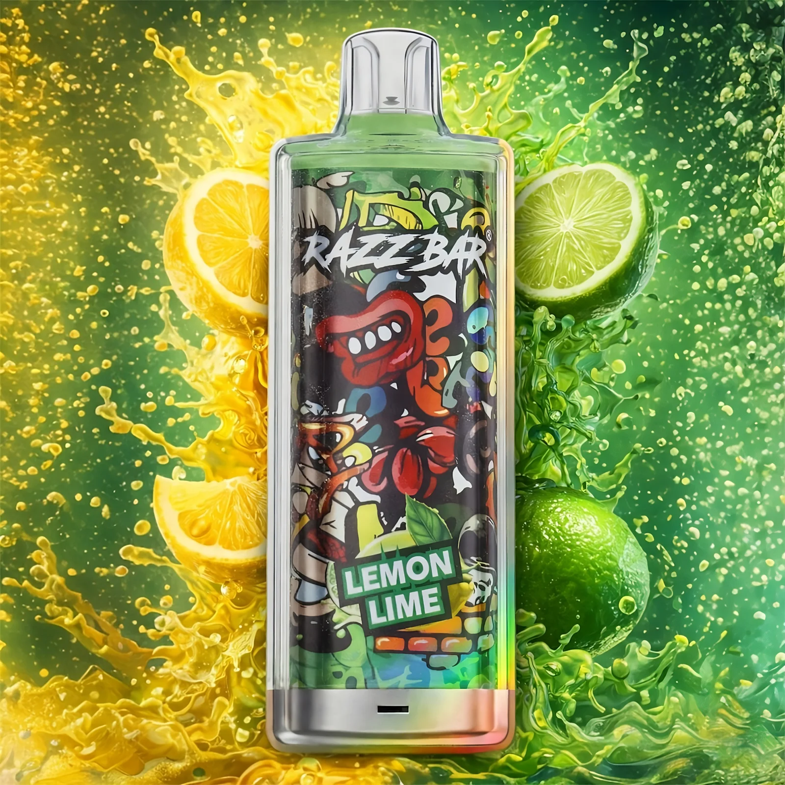 Razz Bar 60K 60000 Puffs Crystal lemon lime Disposable Vape EU Warehouse/eurovapepro